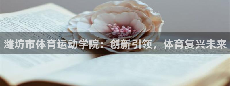 JJB竞技宝官网下载平台：潍坊市体育运动学院：创新引