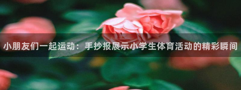 JJB竞技宝官网下载招商电话号码是多少啊:小朋友们一起运动: